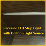 Recessed LED Strip Light with Uniform Light Source